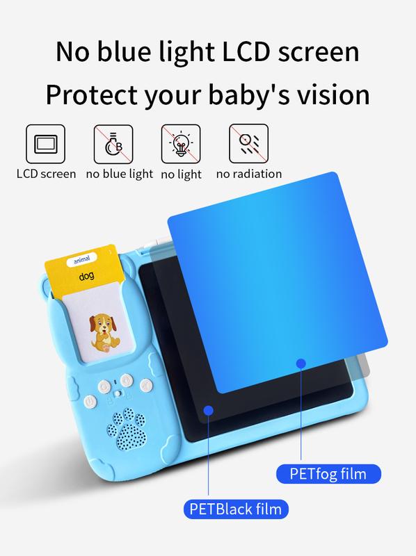 Product Introduction of New Children's Educational Early Learning Machine 8.5-Inch Handwriting Board Digital Camera English Word Pronunciation Learning Machine 17