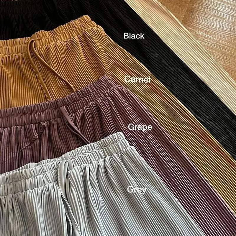 BIG SALE.!! KULOT PLISKET LIDI HIGHWAIST  50 RIBU DAPAT 4 PCS Celana Bawahan panjang Wanita Rib 1