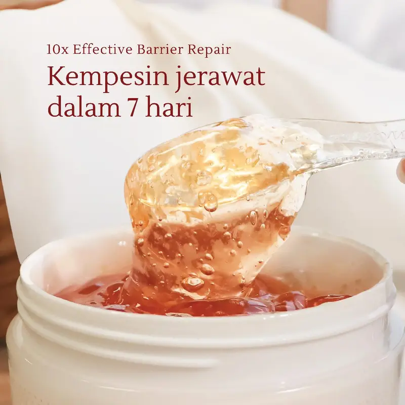 EILEEN GRACE  Moisturize Rose Jelly Mask 300ml Hitam Hyaluronic Masker Wajah Mencerahkan 1