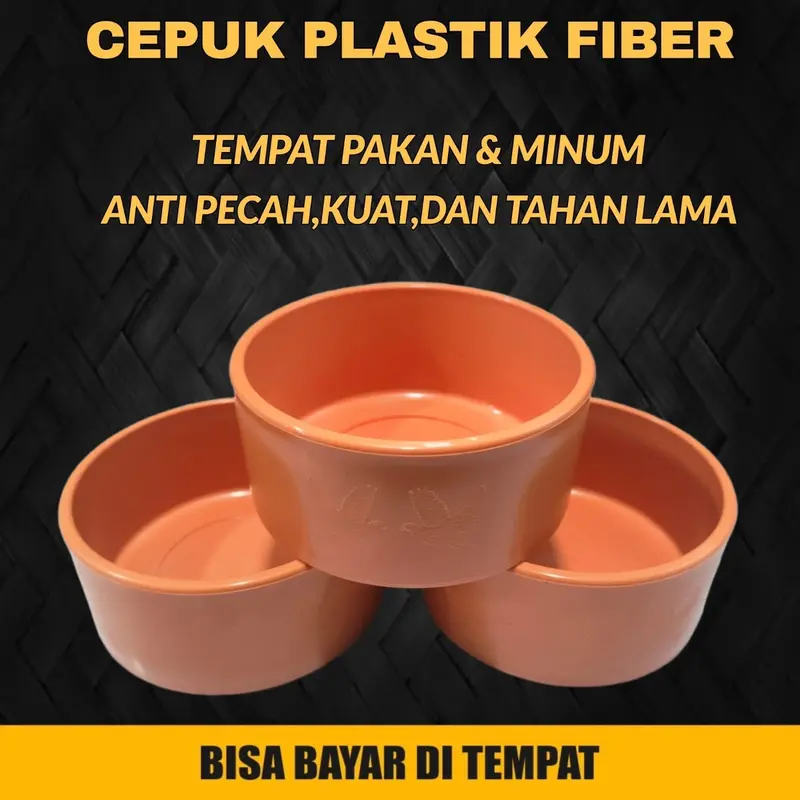 CEPUK TEMPAT PAKAN MINUM MERPATI BURUNG CEPUK PAKAN MINUM UNGGAS SERBA GUNA. JIKA WARNA TIDAK ADA DIKIRIM RANDOM 4