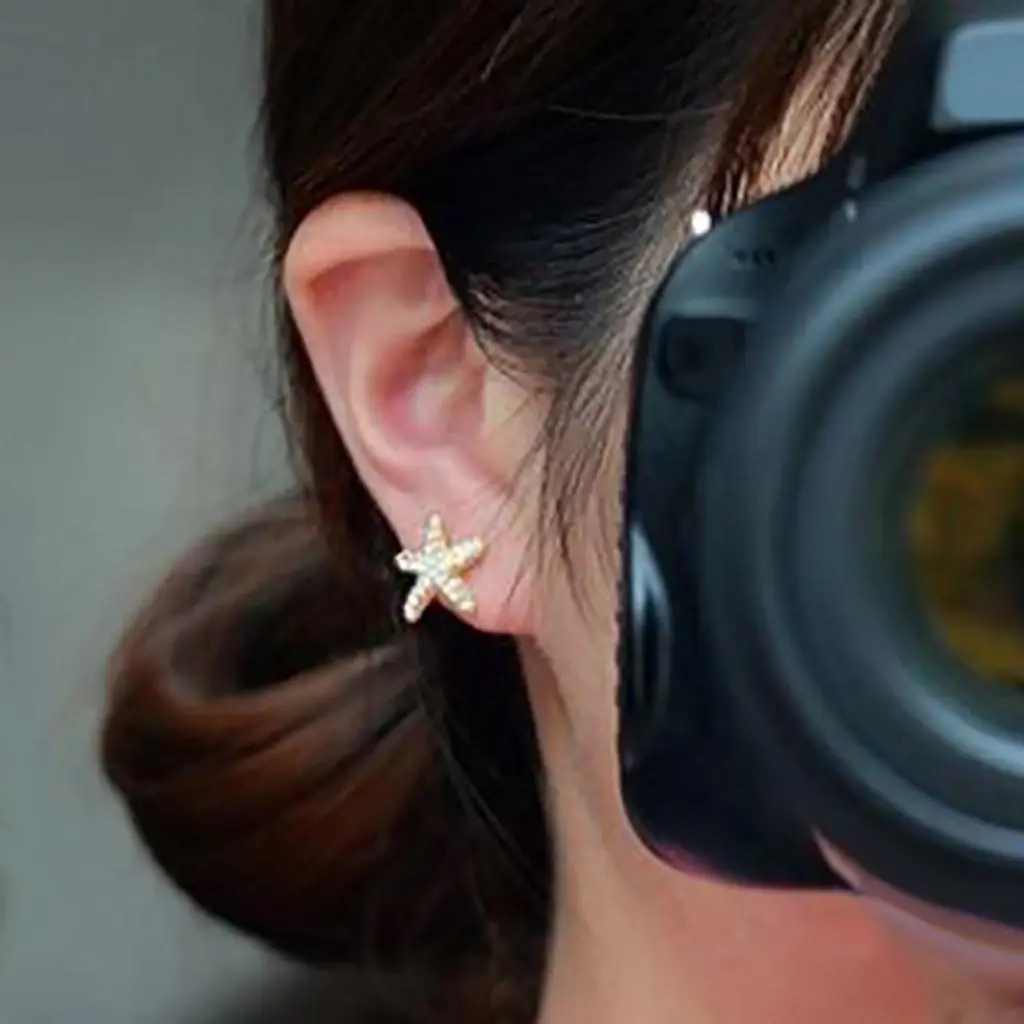 Nfpedgn Earrings Beautiful Starfish Shape Starfish/Love Earrings Jewelry Gift Fine Workmanship for Work