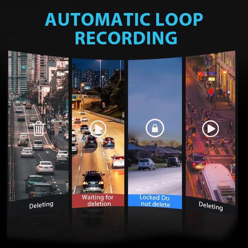 Product Introduction of 1080P Dash Cam For Car Auto Drive Voice Control Car Dashcam Front Rear Camera Driving/charging port motorcycle kyobo cams 16