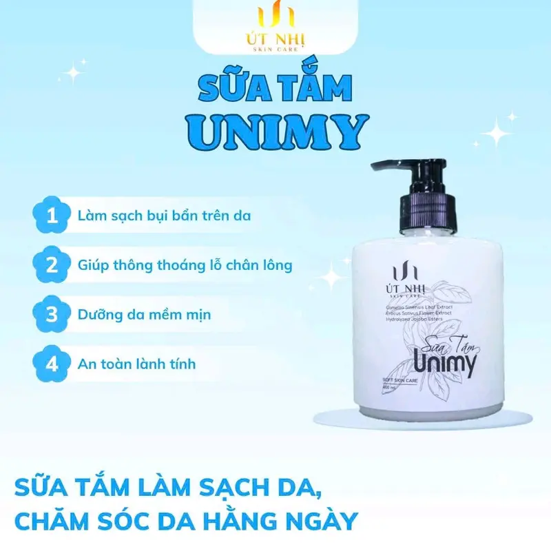 Sữa tắm unimy  Út Nhị Làm Đẹp Da 2