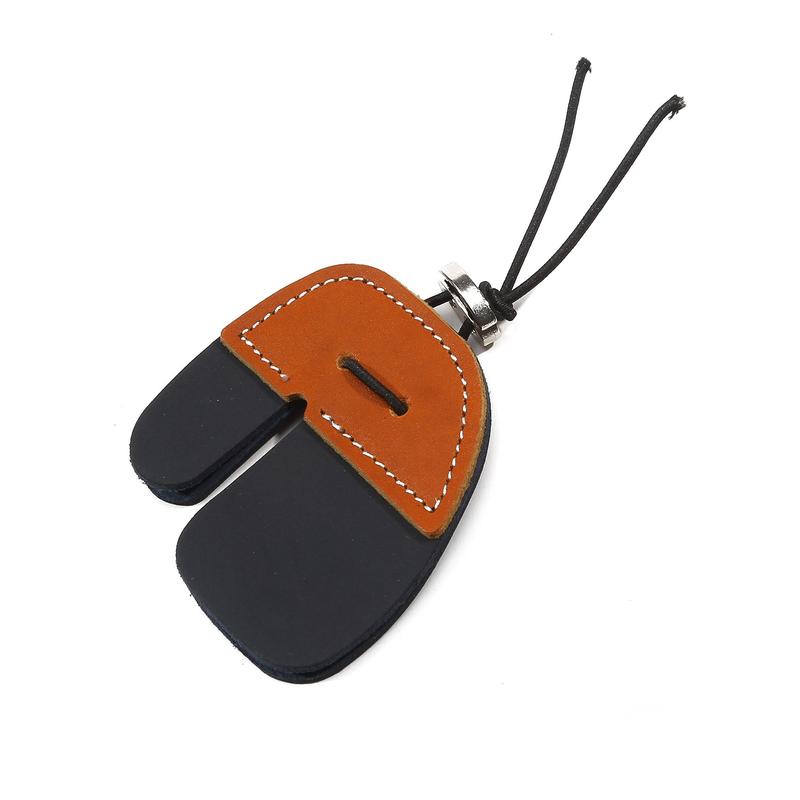 AT Thickened Cowhide Cowhide Finger Guard Protector for Traditional Bow Recurve Bow 2