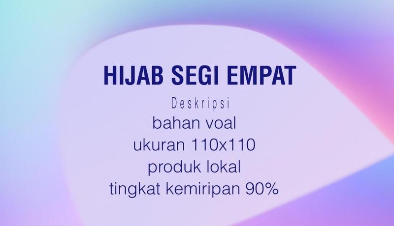 Product Introduction of HIJAB VOAL MOTIP BUNGA SERIES Empat Mewah 0
