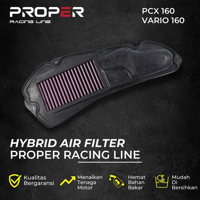 Gambar Proper Racing Line Filter Udara SemiRacing Honda PCX 160 / Adv 160 / Vario 160 - -, - dari Proper Racing Line Kota Administrasi Jakarta Utara Tokopedia