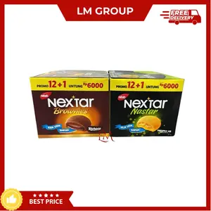 Nabati Nextar Nanas/Brownies/Strawberry/Blueberry - 1 Box 12+1 pcs x 40gr LM Snack Cemilan
