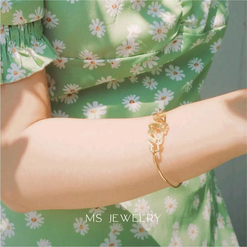 Aksesoris Gelang Bangle Nama