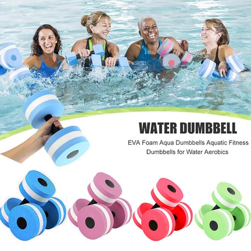 sportk Portable Aerobic fitness Foam Pool exercise Water floating dumbbell Water sports Fitness equipment The dumbbell water 1
