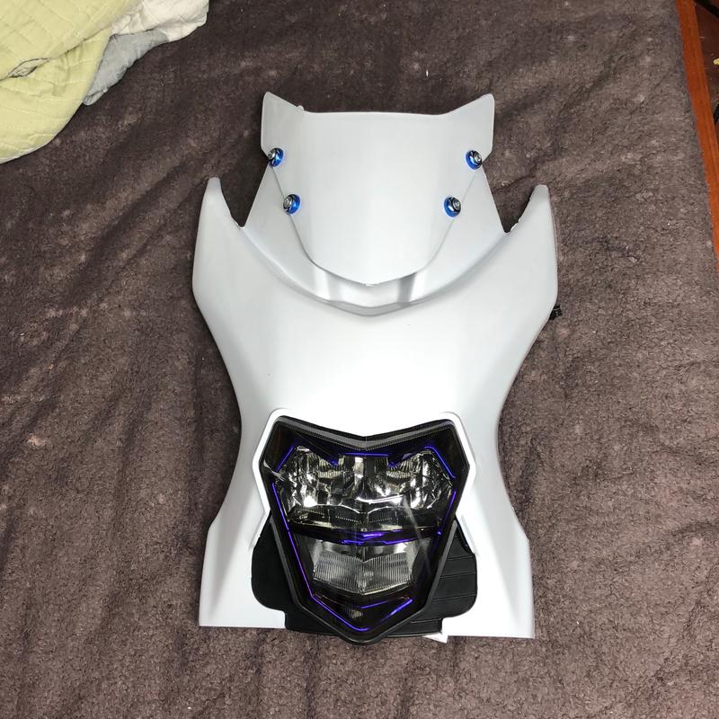 Combo mặt nạ đèn zinbat trắng xe xmen Phụ Kiện Phụ Tùng