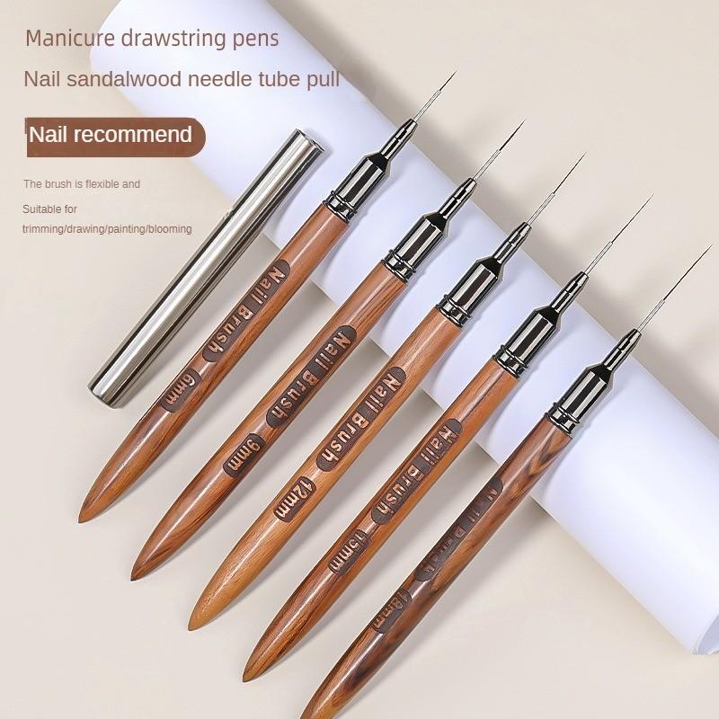 Japanese Brush Nail Art / Kuas Nail Art Kayu Aesthetic / Kuas Nail Art ...