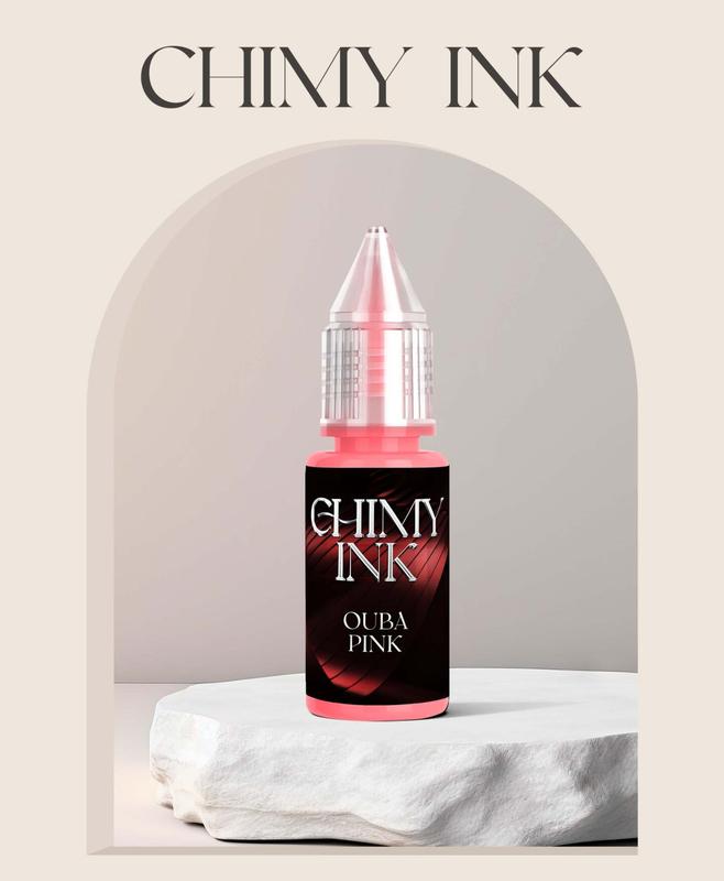  Chimy mực viết bút máy học sinh màu hồng sáng - chai 7ml 12ml 