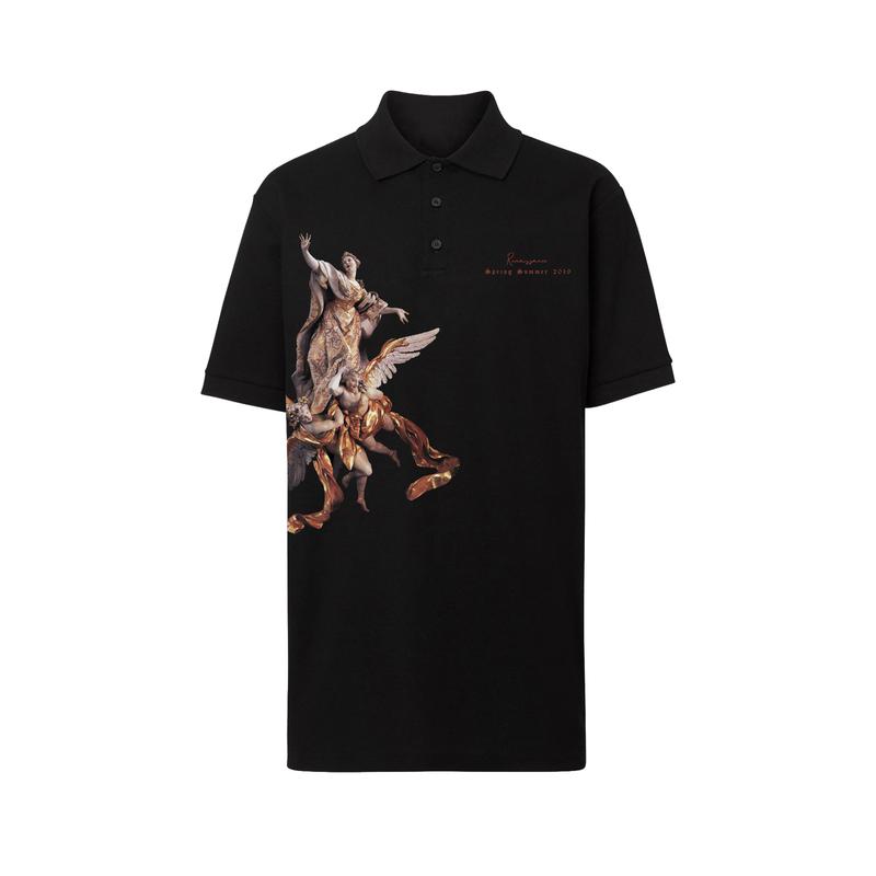 Áo Polo Mikenco HEAVENLY BODIES vải cao cấp tay lỡ nam nữ phong cách trẻ trung mặc form cực đẹp