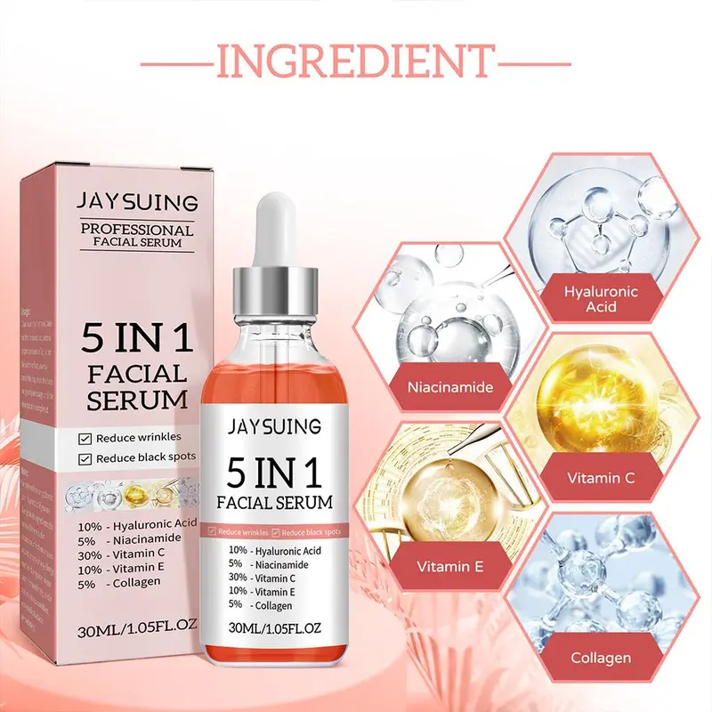 Huyết Thanh Mặt, 5 Trong 1, Nuôi Dưỡng Và Làm Đẹp Da, Dưỡng Ẩm, Chống Nhăn Và Làm Săn Chắc, Làm Sáng Vết Thâm Và Mụn 0