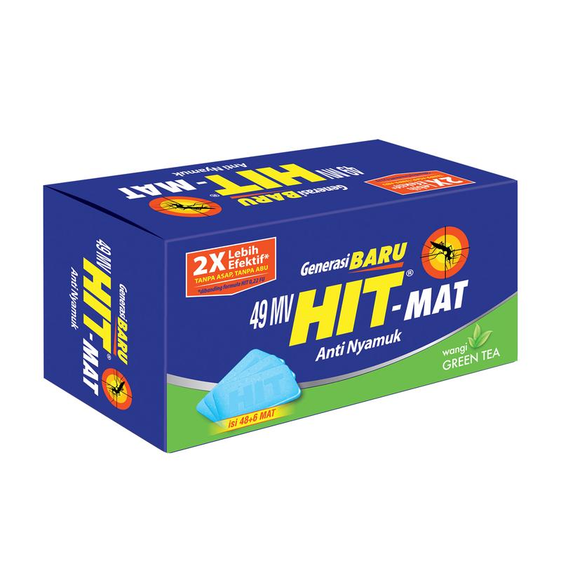 Hit Mat Green Tea 48+12's - Obat Nyamuk Elektrik - Shop | Tokopedia