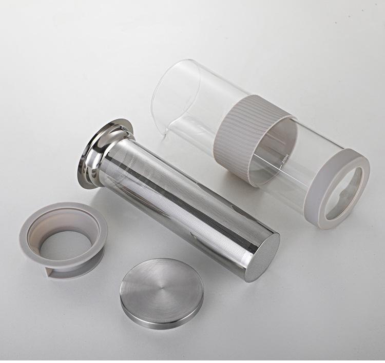 Product Introduction of LZD  Borosilicate Glass Cold Extraction Coffee Pot Glass Coffee Pot Cold Bubble Ice Drip Coffee Pot Hot and Cold Teapot Coffee Set 5