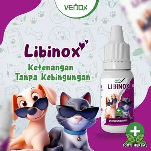 ALFAMEGA LIBINOX Obat Kucing Anjing Penurun Birahi Libido Jantan Betina