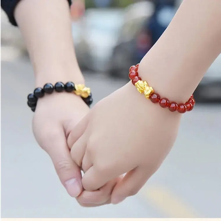Gelang PIXIU Aksesoris Elegan untuk Meningkatkan Keberuntungan dan Kepercayaan Diri - Hadiah, Karet 1
