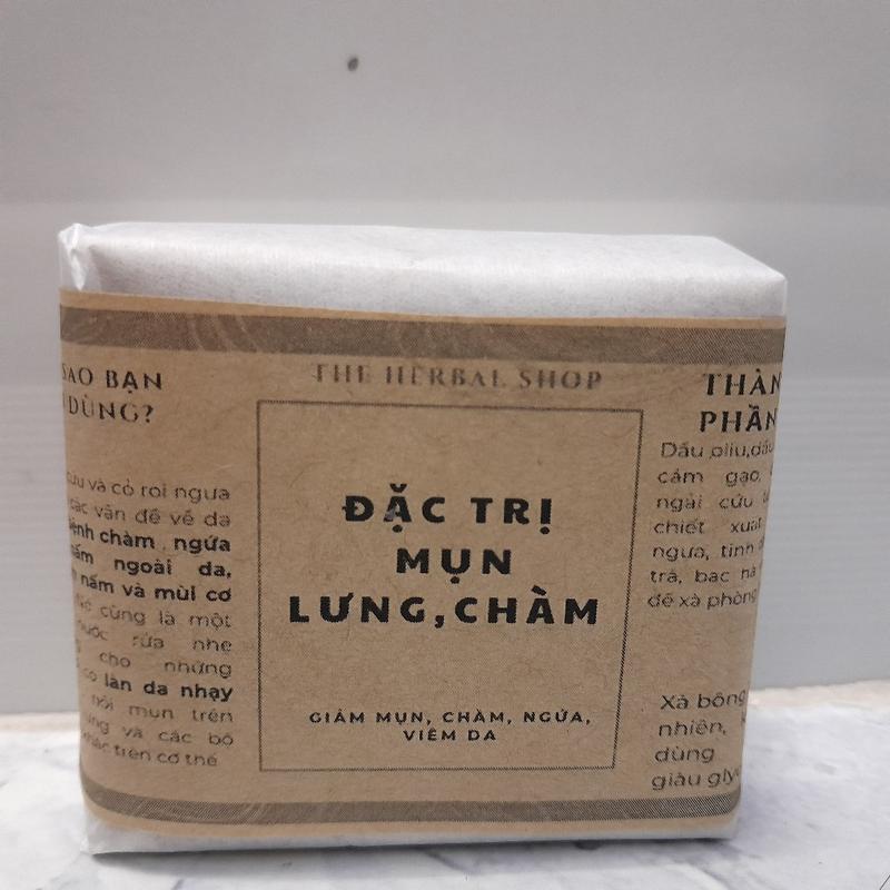 Product Introduction of Xà phòng dược thảo sạch sâu chuyên biệt dành cho da viêm ngứa, mụn lưng Dưỡng Body Sen 18