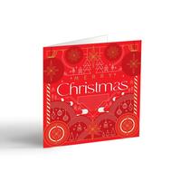 Gambar Capricorn Design Kartu Ucapan Natal / Christmas Card Motif Red Geomatrics - CLCX 023 - 1 PCS dari Capricorn Design Kota Tangerang Selatan 1 Tokopedia