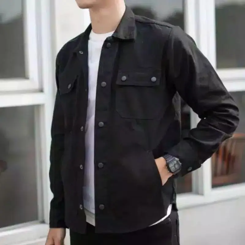 Jaket Semi Parka Original - Trucker Jaket Kanvas Pria Wanita