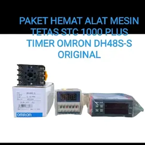 PAKET HEMAT THERMOSTAT STC 1000 PLUS TIMER OMRON DH48S-S ORIGINAL