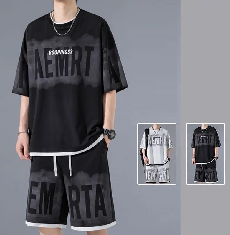  Bộ Đồ Nam thể thao cộc tay AEMRT cao cấp PROMAN bộ thể thao nam ba lỗ phối chữ vải tổ ong dày dặn BO26 - PROMAN Cotton Sport 