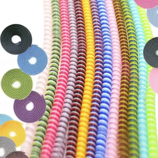 Pelindung Kabel Accessories Cable Cord Protector Spiral Headset/Earphone Cover Kabel Data Warna, 2 warna AH003 - XOBOX 2