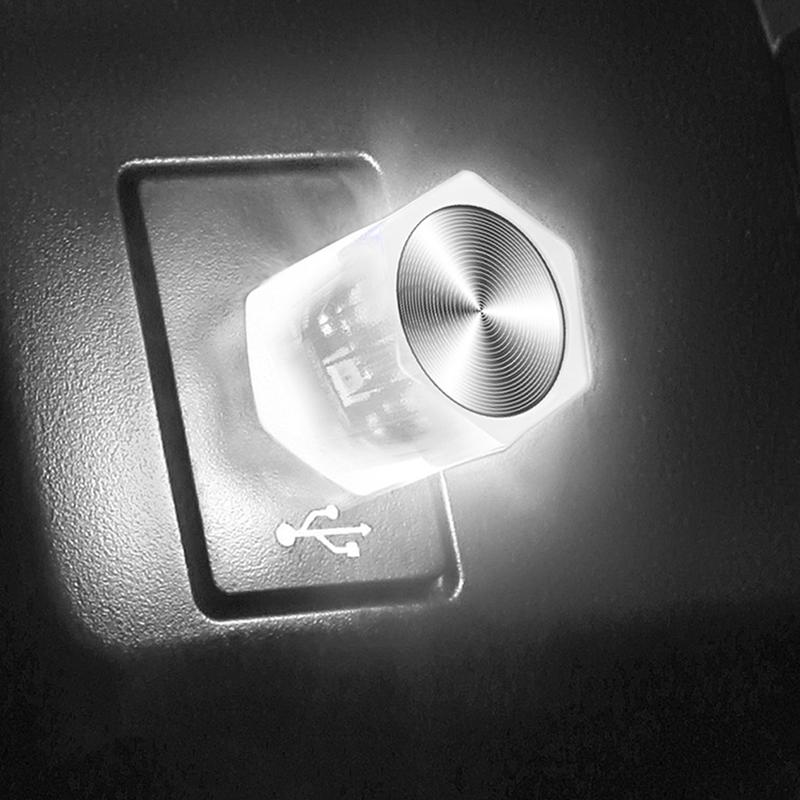 Car USB Interior Ambient Atmosphere Light LED Lights Auto Reading Lamp Decorations Decorative #473264 6