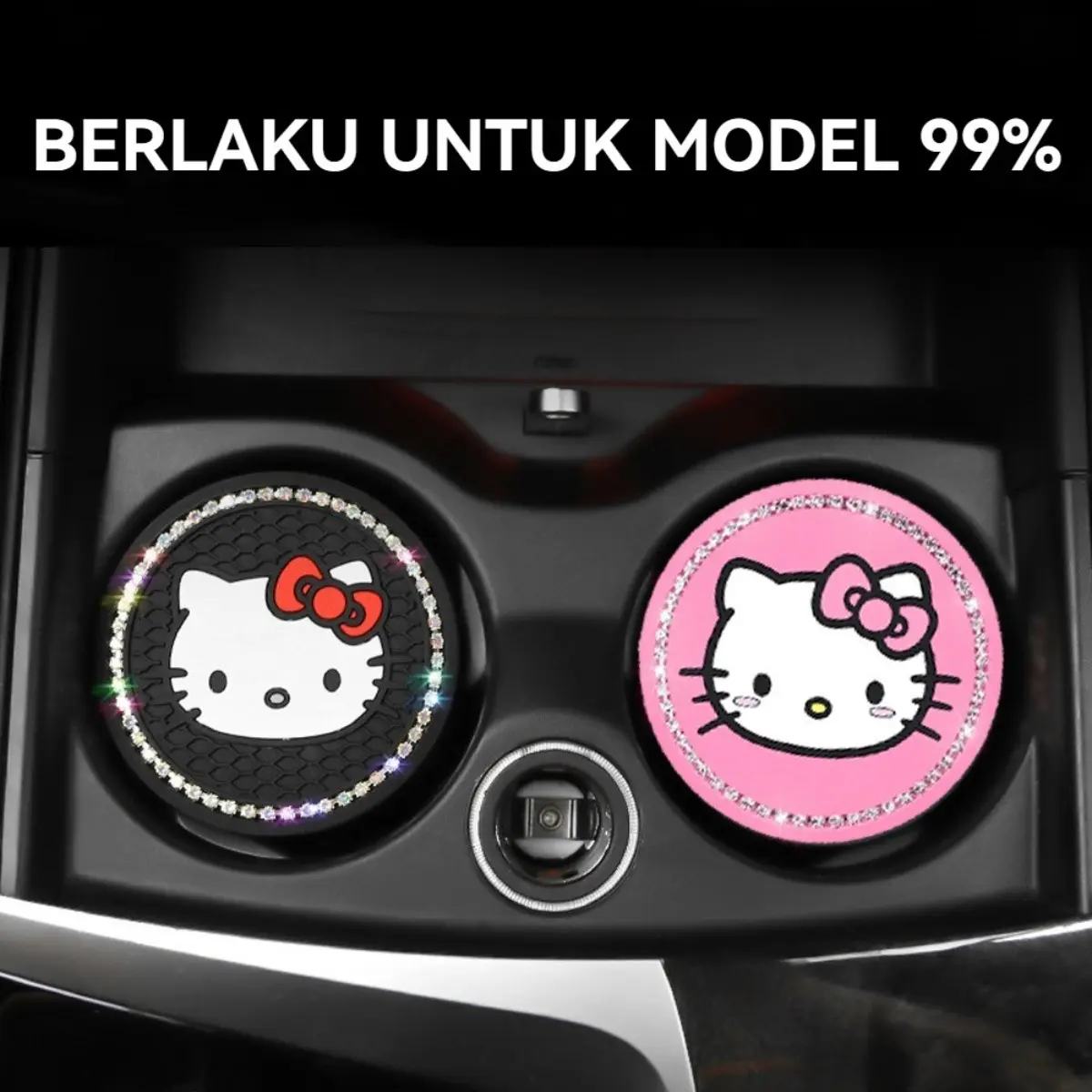2 Buah Tatakan Gelas Mobil Anti Selip Kualitas Tinggi, Alas Penyimpanan Mobil 100x100mm, Aksesori Dalam Mobil, Pelindung Meja Keramik, Mudah Pasang, Berkekuatan Panjang Hingga 5 Tons, Perlindungan Maksimal Kesehatan dan Kenyamanan Berkendara