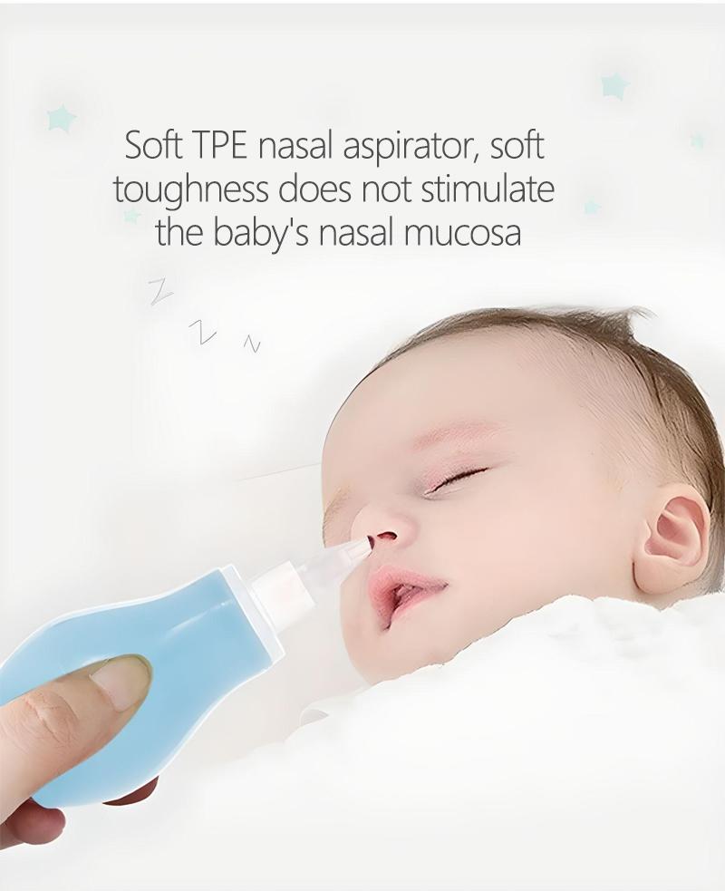Product Introduction of Silicone Baby Nose Cleaner Pump Infant Sucker Newborn Nasal Vacuum Mucus Suction Aspirator 5