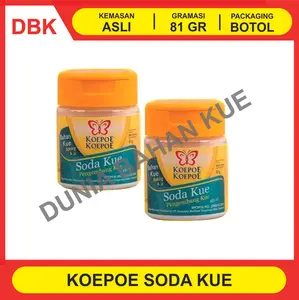 SODA KUE KOPEOE / BAKING SODA / SODIUM BICARBONATE KUPU KUPU - 81 GR