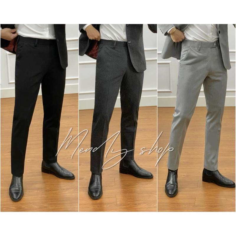 Quần âu cashmere Cao cấp cùng bộ suit blazer vest Menswear Nam Pants namđẹp