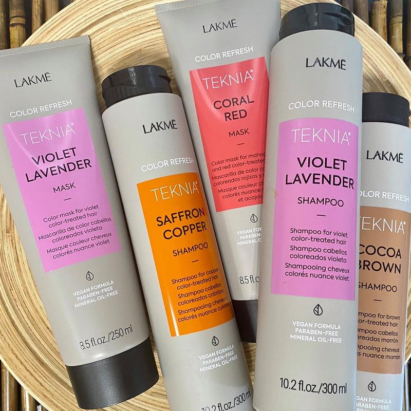 (CHÍNH HÃNG) Dầu gội bổ sung hạt màu dưỡng mềm tóc Lakme Teknia chuyên sâu Spain 300ml NEW 2022 Không chứa silicon