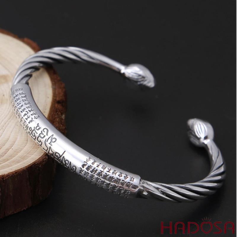  Vòng kiềng bạc đeo tay bạc 925 cao cấp bền màu độ cứng cao chống trầy xước bảo hành trọn đời TSB502 