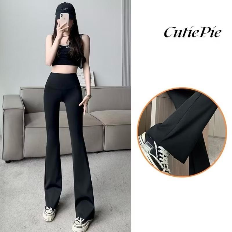 Quần Legging Nữ Ống Loe thời trang Lưng Cao NângV3 Chất Thun mềm mịn Co Giãn Cao Cấp QOL01-mặc 4 mùa Women