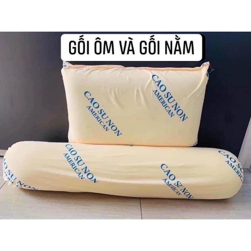 Gối Nằm, Gối Ôm Cao Su Non Nguyên Khối Lỗ Thông Hơi Thông Thoáng Êm Mền Dễ Chịu…