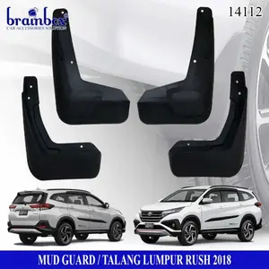 Mud Guard Rush Terios 2018 Spabor Roda Karet Lumpur Talang Lumpur
