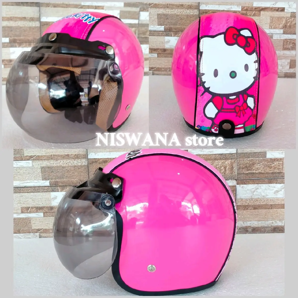 helm anak junior semi cat 6-12 thn