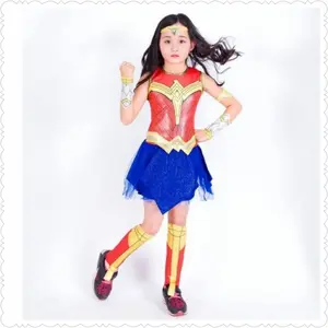 kostum wonder woman anak perempuan dress costplay costume karakter ok