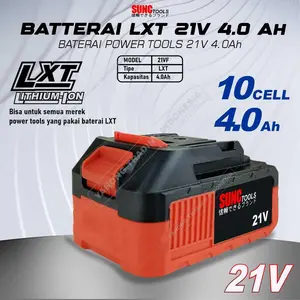Baterai Mesin Power Tools Mesin BOr 20V 21V 48V SUNC TOOLS