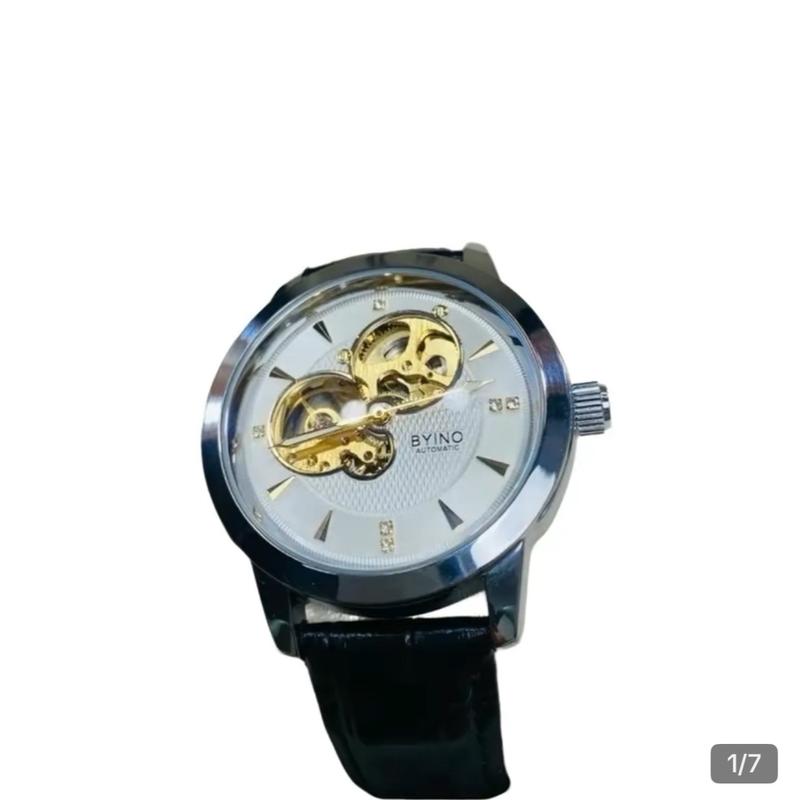 Đồng hồ cơ nam BYINO Automatic 8082 cỗ máy thời gian Watch Đeo Tay Voi