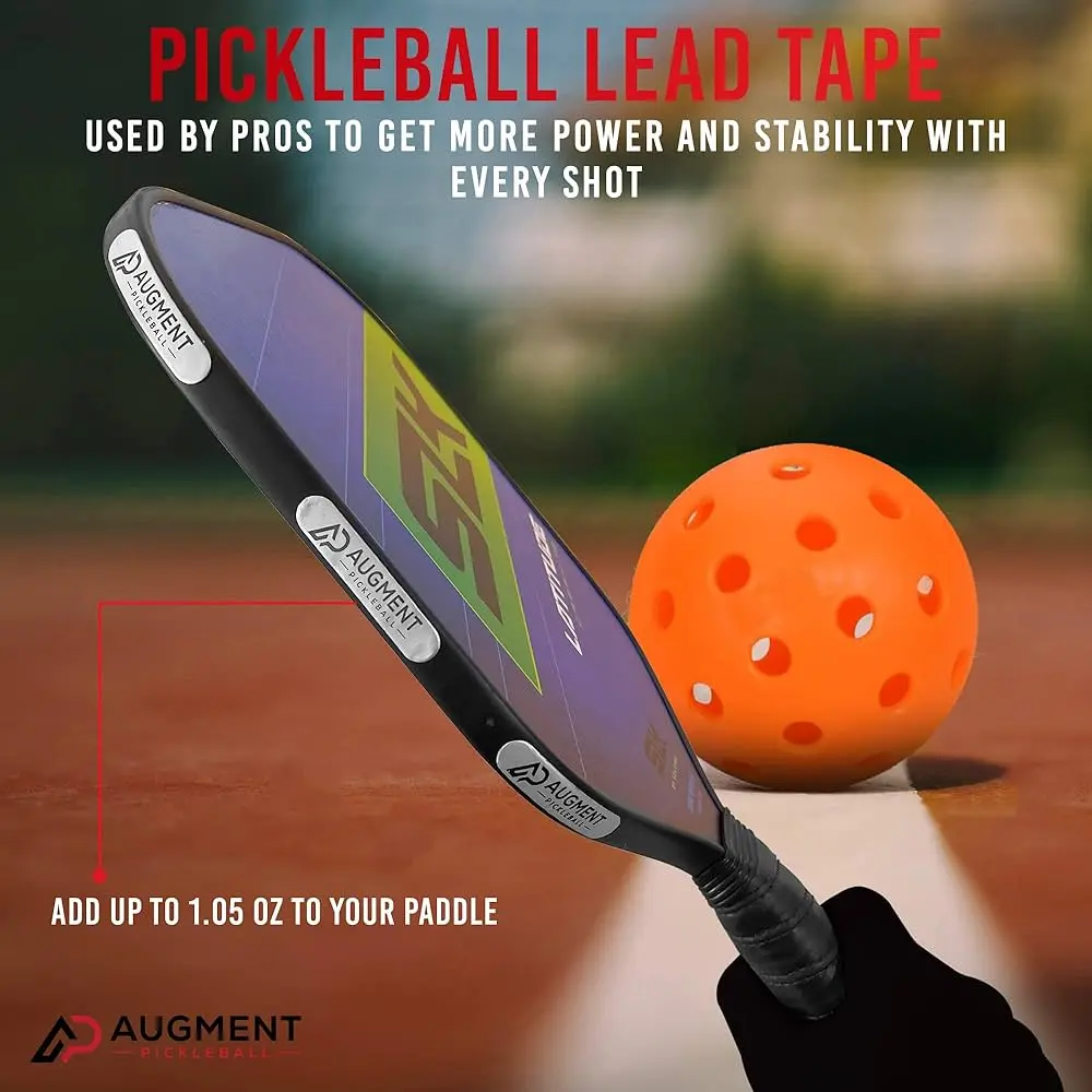 Ben pickleball Miếng dán kim loại tăng trọng lượng tự dán viền vợt Pickleball Lead tape chuyên dụng Pickleball