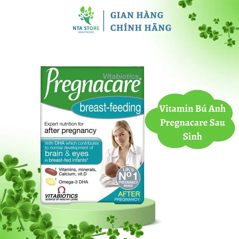 [MUA 1 TẶNG 1 KHĂN MẶT] Vitamin Tổng Hợp Pregnacare Breast Feeding Cho Mẹ Sau Sinh 84 viên - Vitamin Bú Anh - UK 4