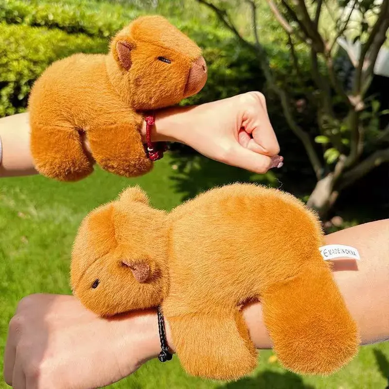Gấu bông capybara kềm thùng rác mini YIMAIDA 4