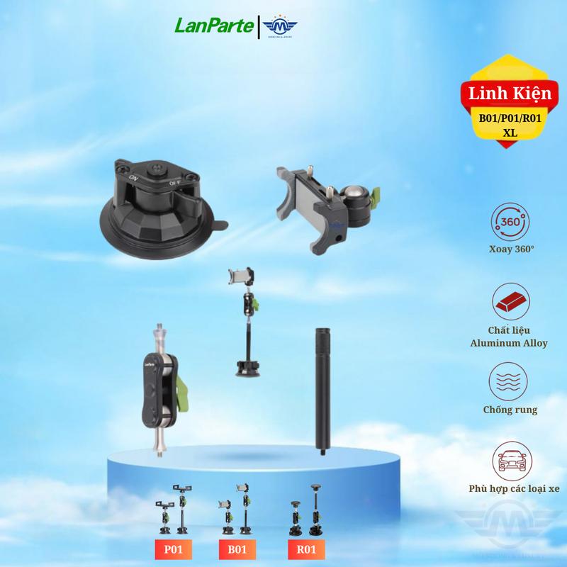 Phụ kiện giá đỡ điện thoại trên ô tô Titan lanparte B01 phụ kiện tripod kẹp đa năng An Đông Phone