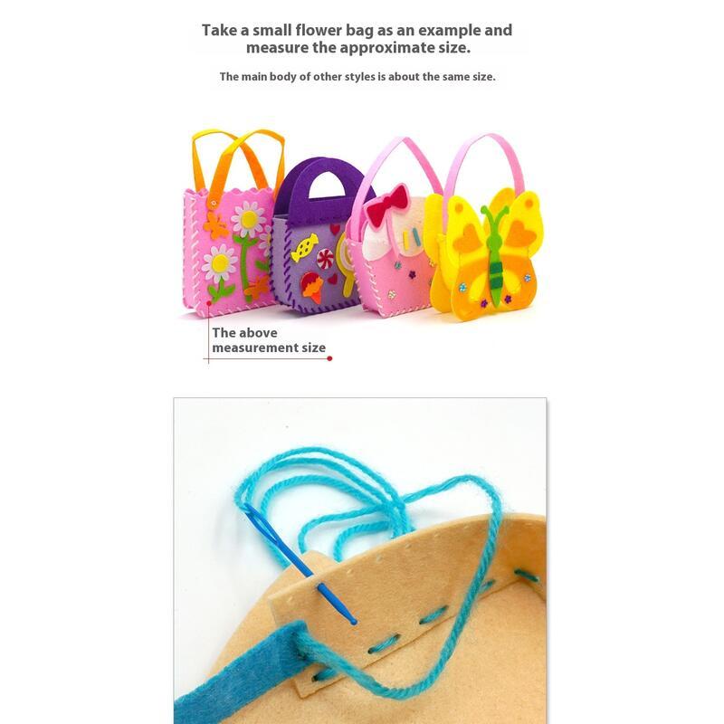 Product Introduction of Túi Thủ Công Cho Trẻ Em, Có Nhạc May Vá, Chất Liệu Vải Không Dệt, Tự Làm, Thiết Kế Hoạt Hình, Dán Ba Chiều, Làm Đồ Chơi Bộ Ghép Hình, Thân Thiện Với Môi Trường, Được Làm Bằng Vật Liệu Túi Toy 4