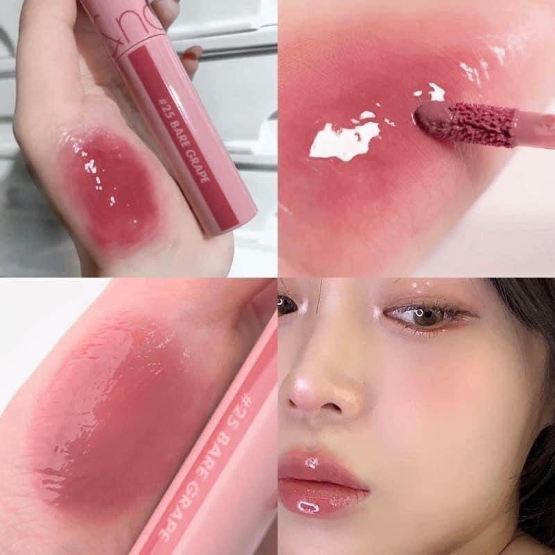  Son Romand Bóng Juicy Lasting Tint Màu Juicy 25 Bare Grape 