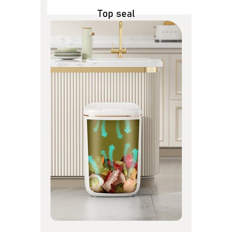 Product Introduction of Thùng rác thông minh, XiaoZHUBANGCHU, Cảm biến tự động, Dung tích lớn, Nhỏ Gọn, Thích hợp cho nhà bếp và phòng ngủ Đựng Rác Đồng 19