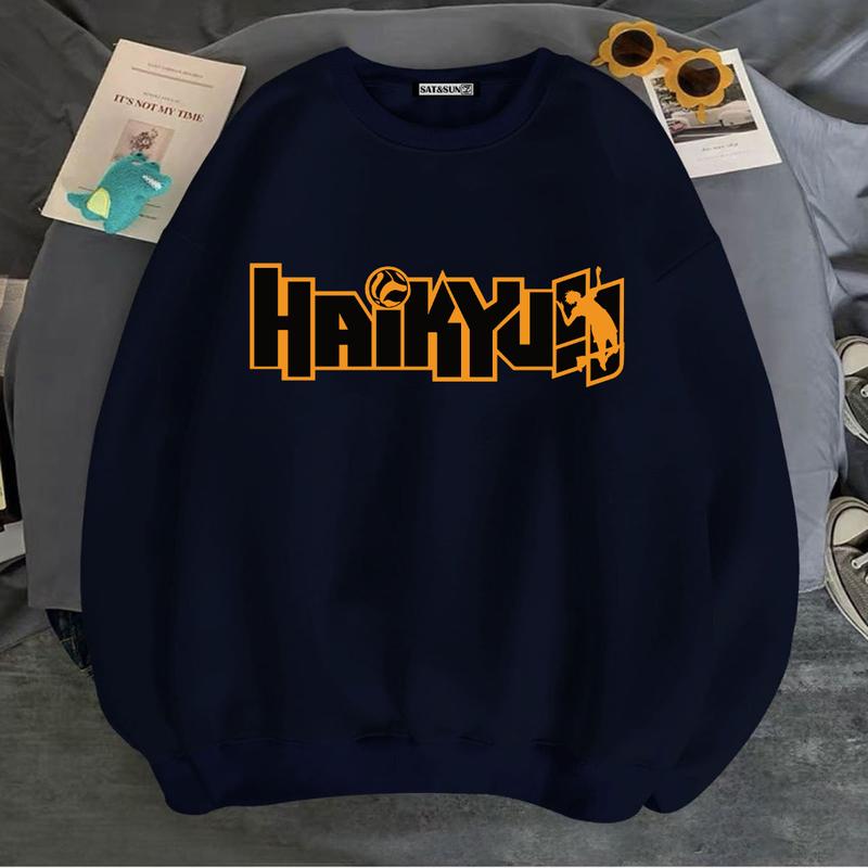ÁO SWEATER IN HAIKYUN FORM NAM NỮ NHIỀU MÀU ĐỦ SIZE Menswear Hoodie Nhung 5